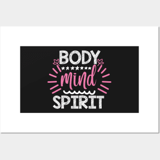 Body Mind Spirit Yoga Quotes Posters and Art